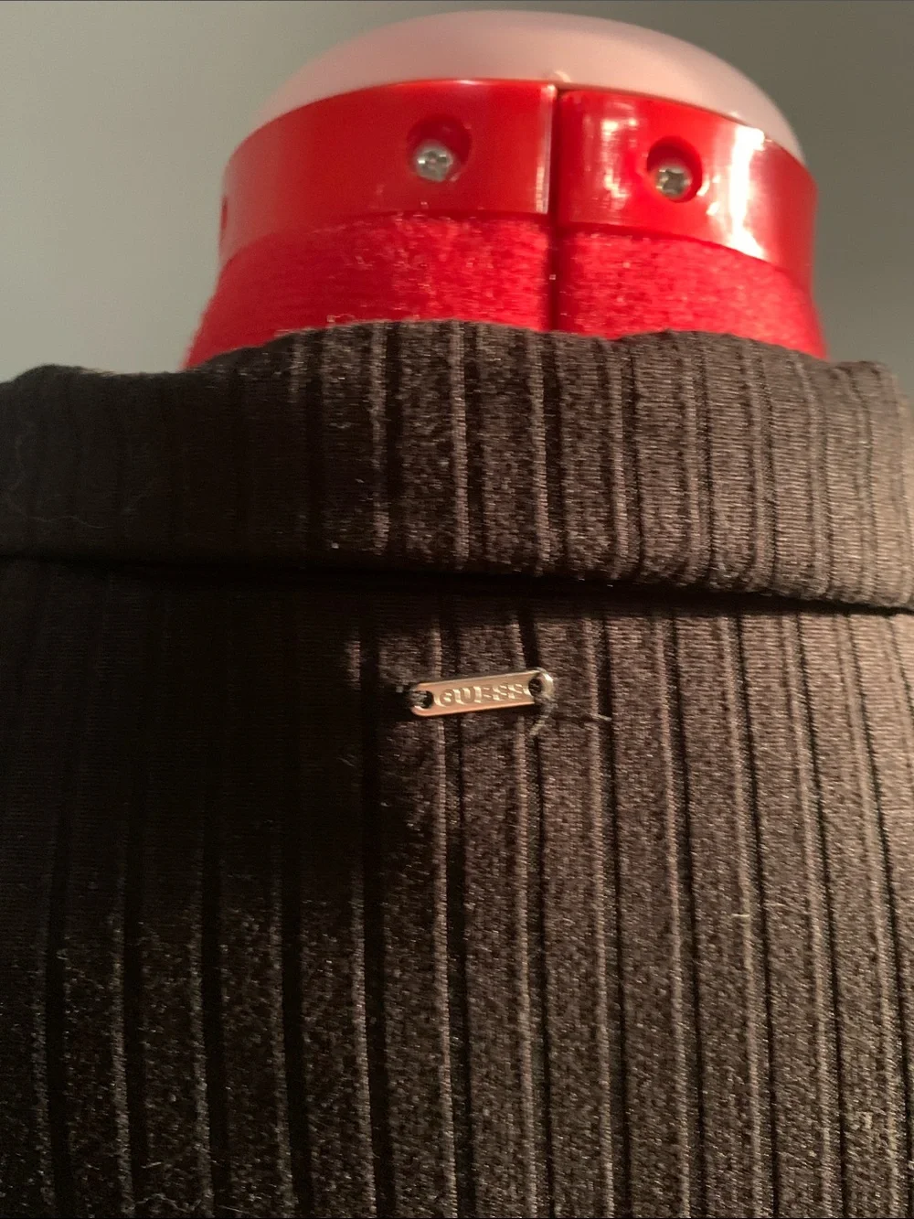 Guess Black Long-Sleeve Ribbed Button-Down Shirt - Picture 4 of 5